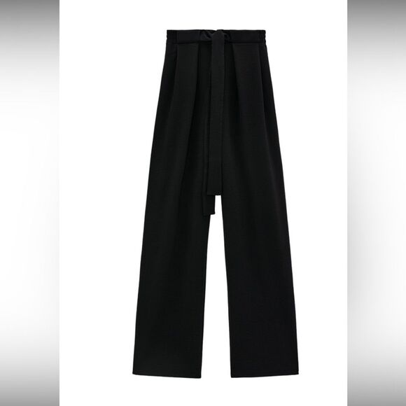 Zara Wide Flowy Pants - Picture 4 of 5